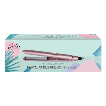 Rose Gold Digital Hair Straightener